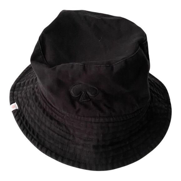 Kate Spade Black Spade Logo Bucket Hat in Black Size OS main image 6